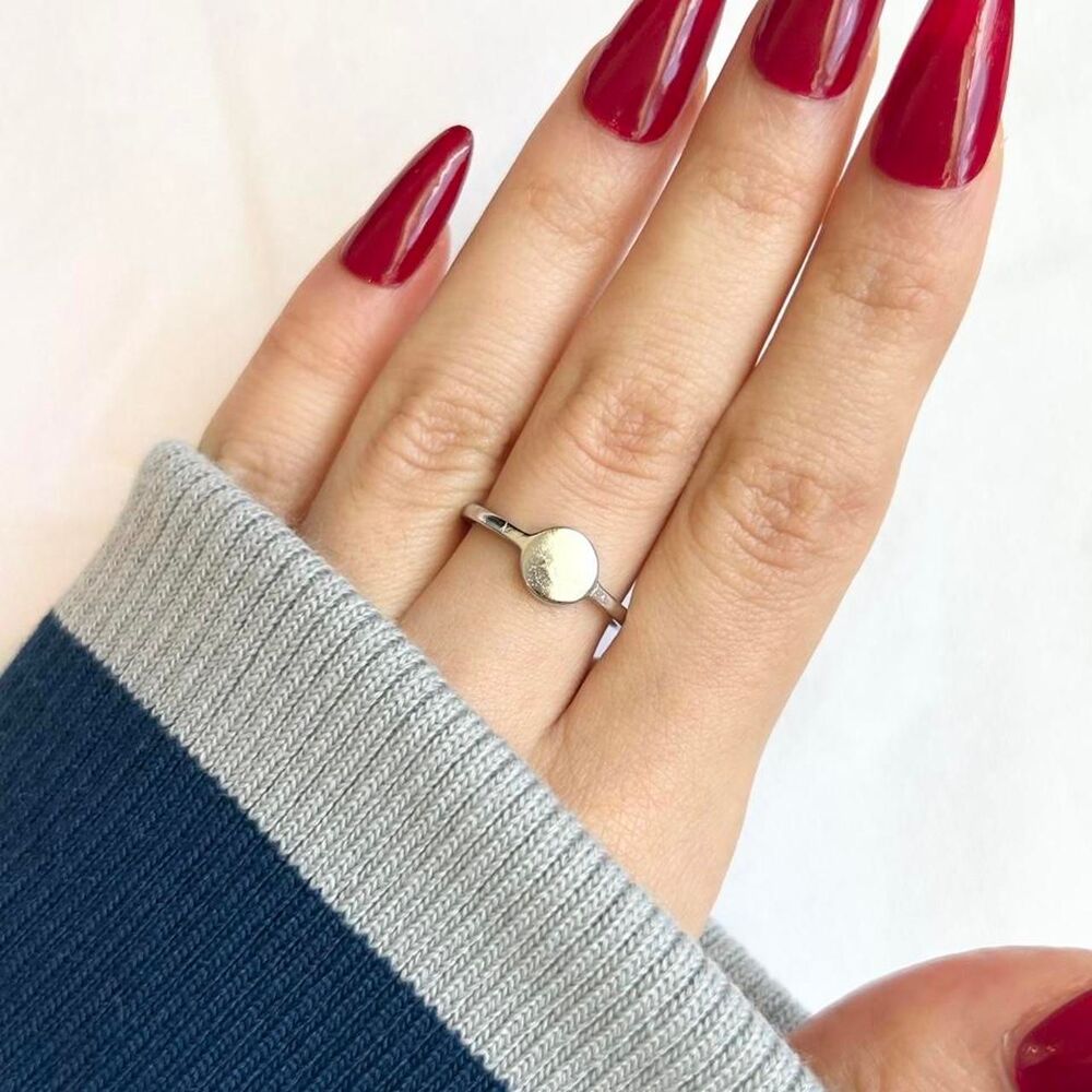 Vintage Inspired Luxury Silver Tone Ring
